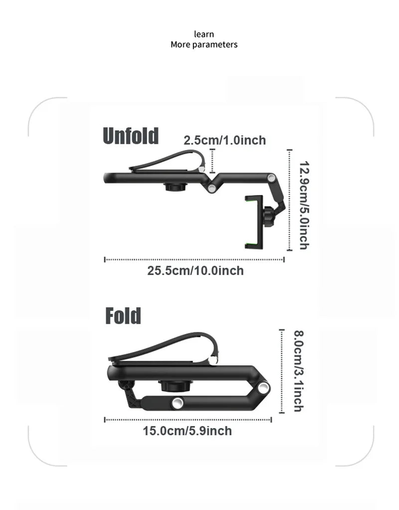 Sun Visor Phone Holder for Car Multifunctional 360° Rotating