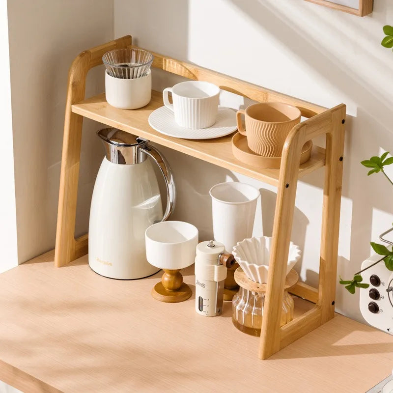New Kitchen Shelf Countertop Multi-functional Electrical Storage Rack