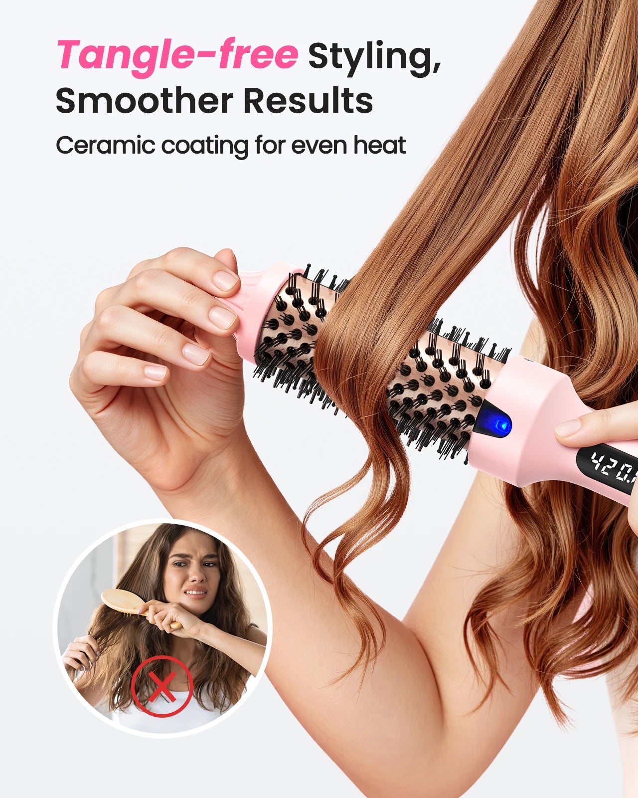 Thermal Brush Blowout Boost 1.5 inch Heated Round Brush