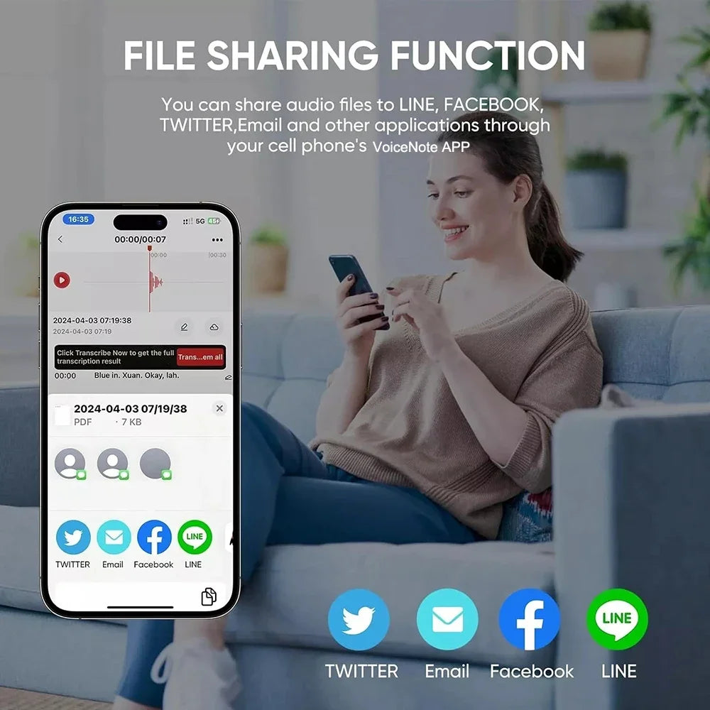 AI Powerd ChatGPT-4 App Telefoongesprek Mini Audio