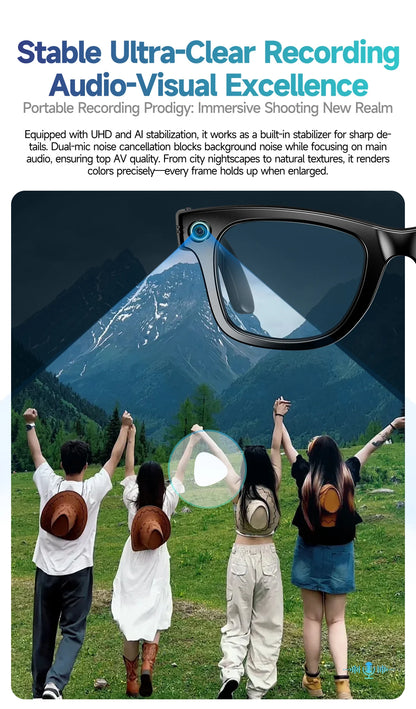 TOP 1 for Meta AI Smart Glasses 13MP Camera Video Recording