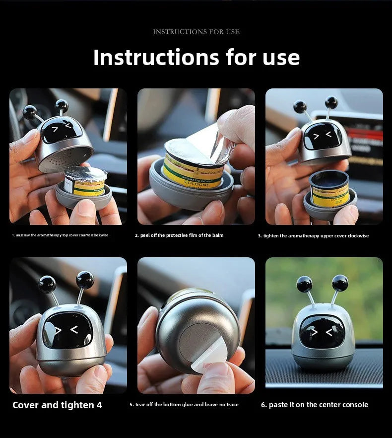Car Interior Supplies Ornaments - Big Robot Car Perfume