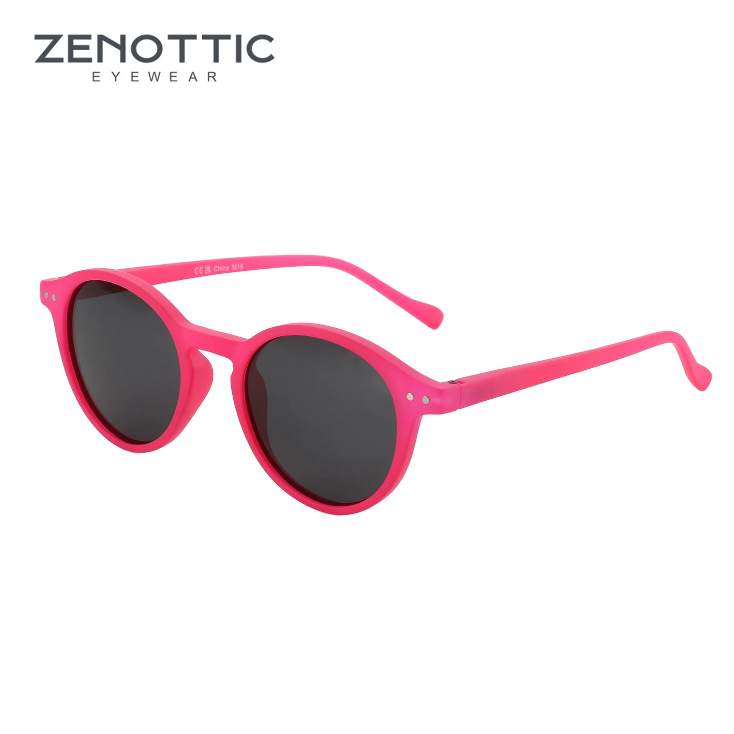 Retro Circular Polarized Sunglasses Vintage