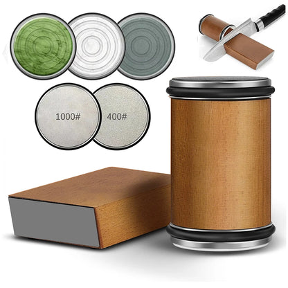 Rolling Knife Sharpener Double Sided Diamond Sharpening Stone