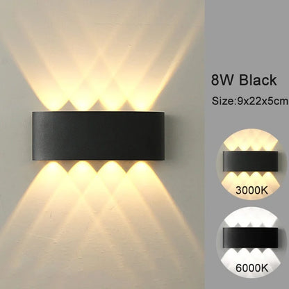 Modern LED Wall Lights White up down Indoor Outdoor Decor