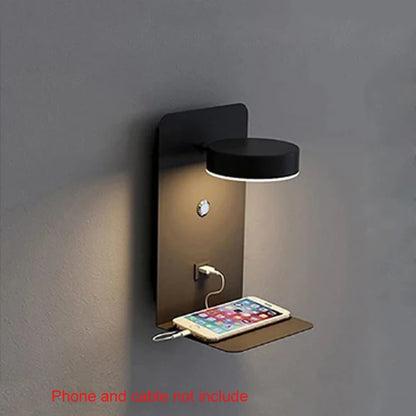 Bedroom Led Wall Lamps with USB Charge Wall Light