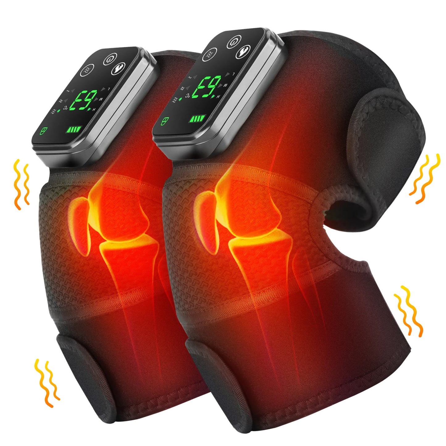 Electric Shoulder Massager Heating Pad Vibration Massage