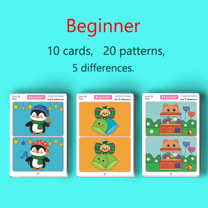 Find the Difference, Fun Concentration Training Game Pictures