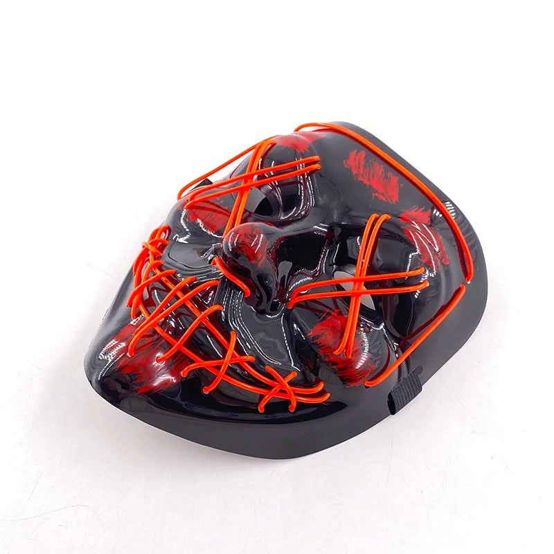 Halloween Party Supplies Luminous LED Purge Mask