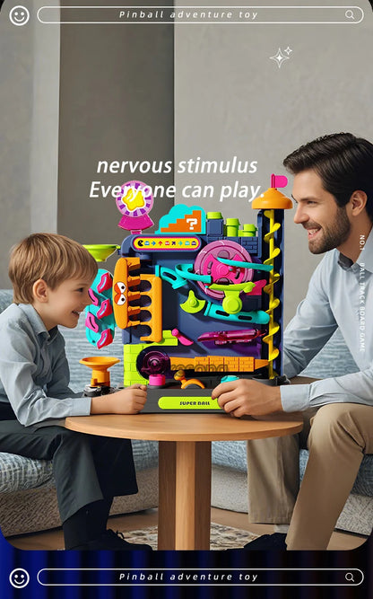 Educational Montessori Toy Multi-Layer Track Adventure Game