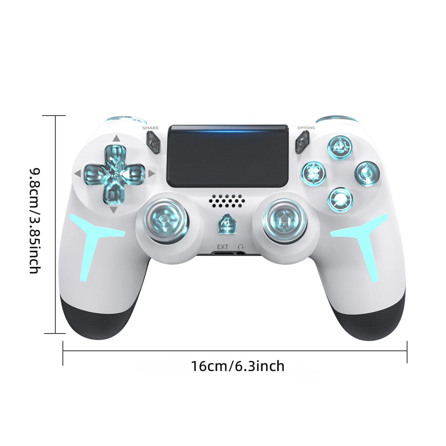 GAMINJA Wireless Game Controller For PS4 PS3 Console