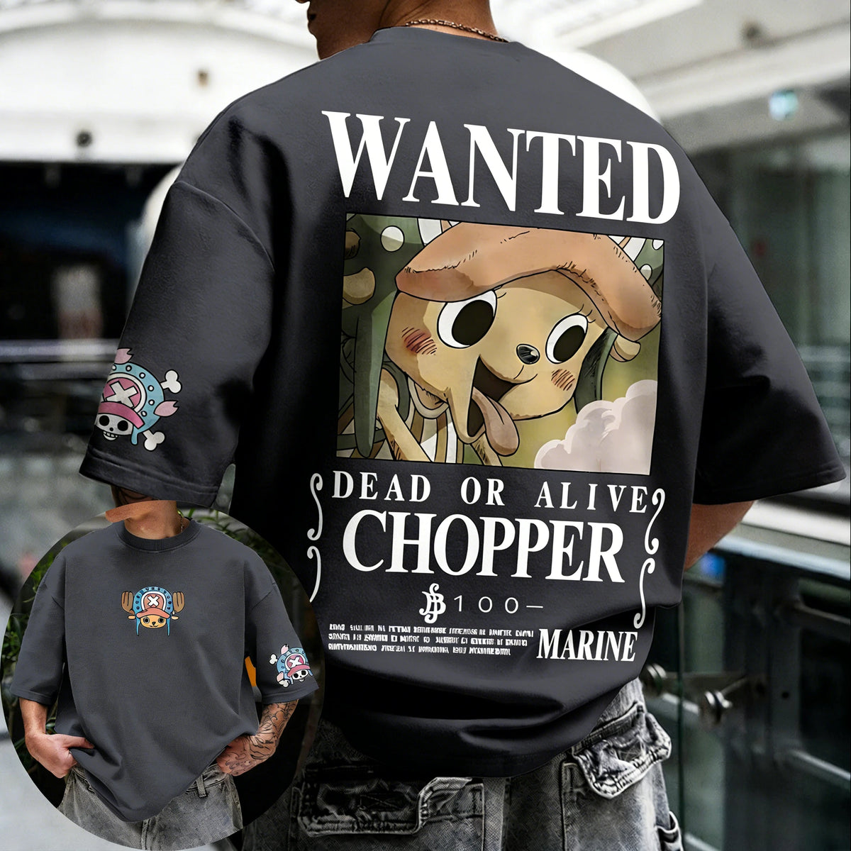 ONE PIECE Anime Chopper Joint Cotton T-shirt Summer