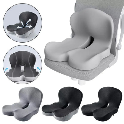 Memory Foam Car Seat Cushion Lumbar Support Ergonomic