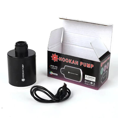 Electric Shisha Hookah Starter Pump USB Charging LED Lights