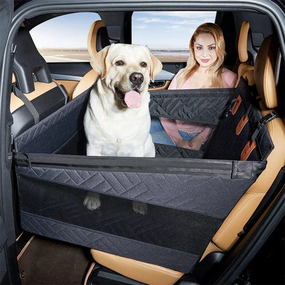 Waterproof Dog Car Seat Hammock Back Seat Extender