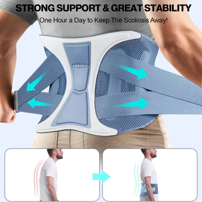 Back Support Brace Adjustable Lumbar Support Belt