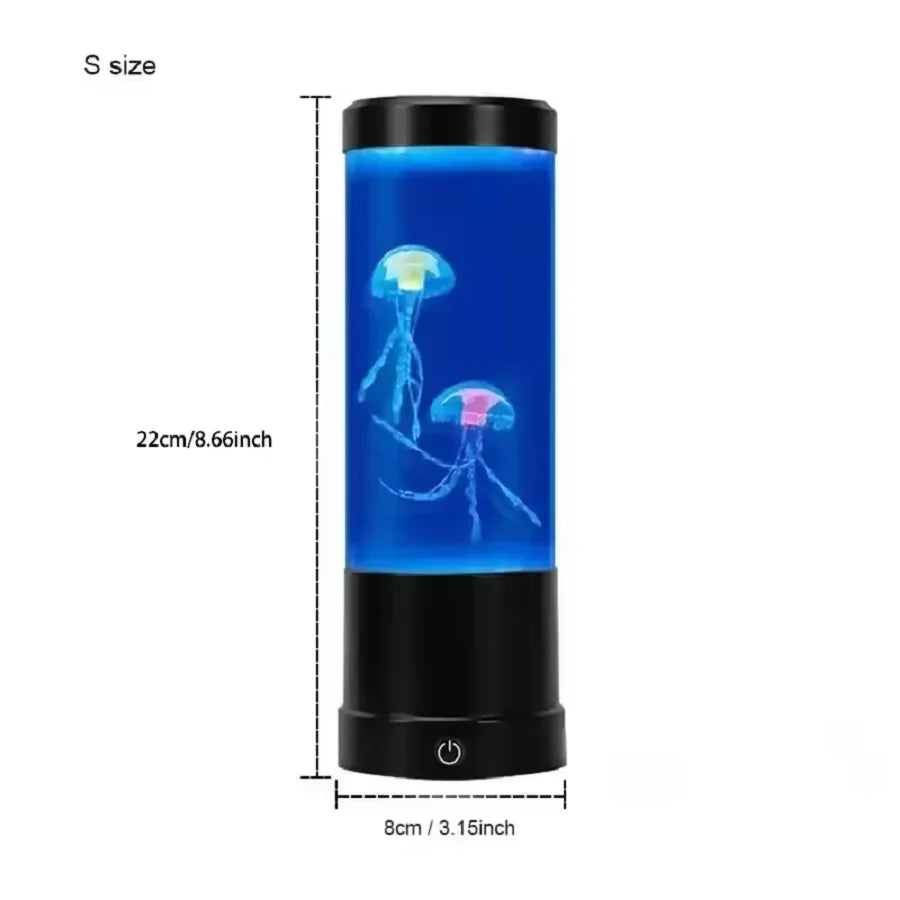 7 Colors Changing LED Jellyfish Lamp USB Battery Operated