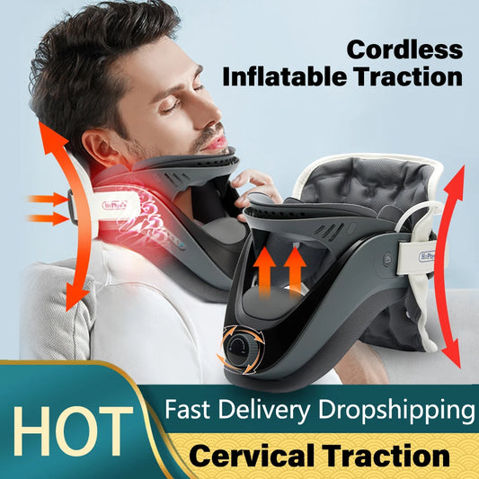 Cervical Neck Traction Device Airbag Support for Neck Pain Relief