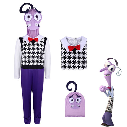 Anime Movie Inside Out Joy Cospaly Costume Disgust
