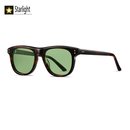Summer Acetate Transparent Brown Sunglasses Men Beach