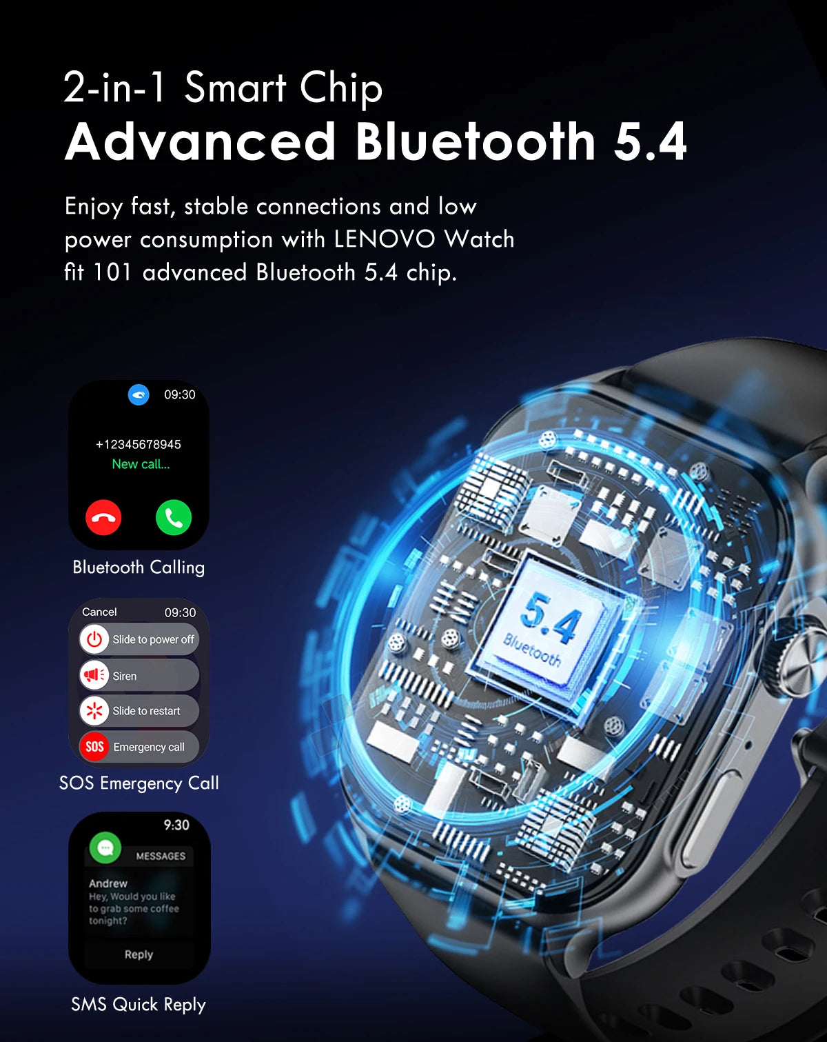 Original Lenovo Smart Watches Sports Fitness Watch Heart Rate