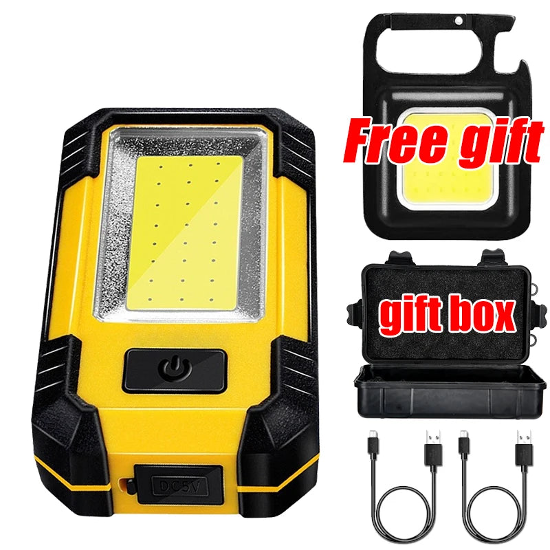 COB Worklight USB Rechargeable LED Flashlight