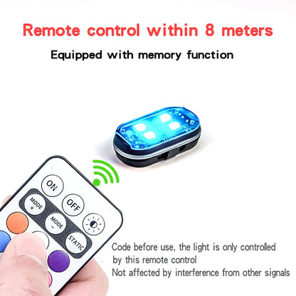 Wireless LED Strobe Lights Car Decor Atmosphere Light