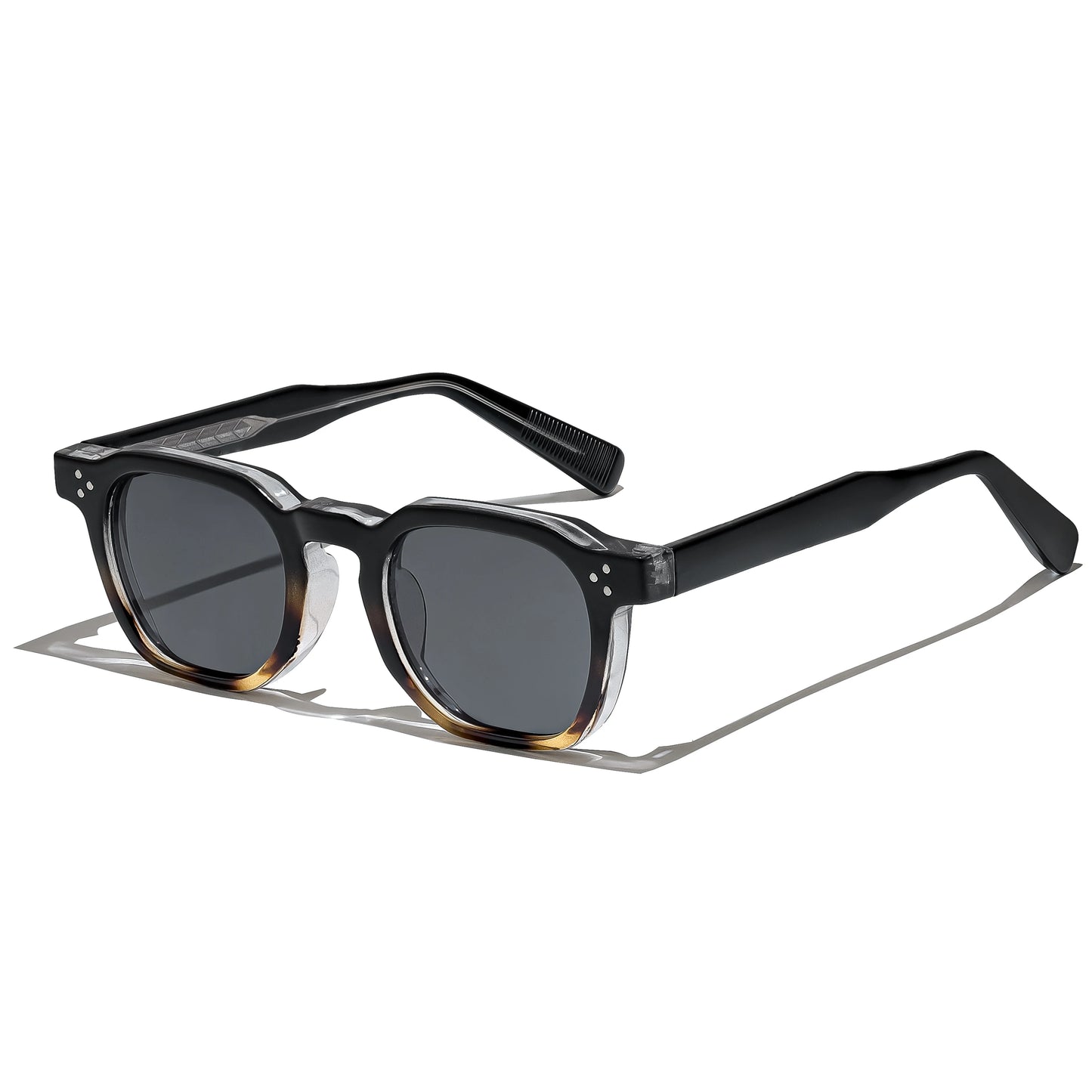 HBK New Square Retro Sunglasses Men Fashion