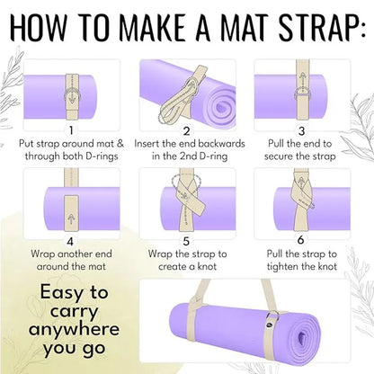 Adjustable Non Slip Strap, Suitable for Yoga Pilates
