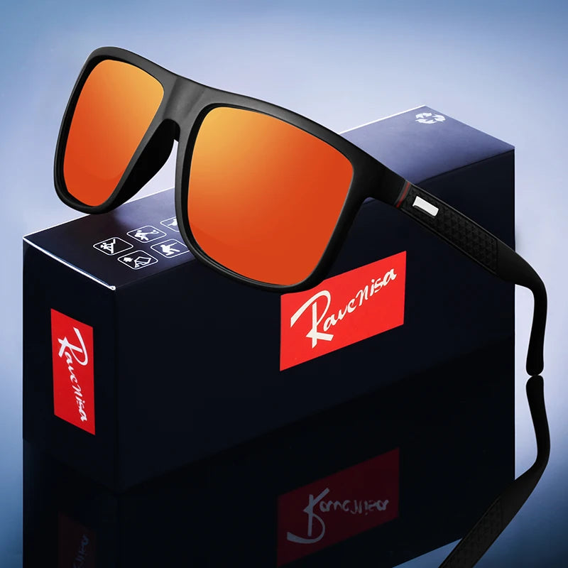 Brand Designer Men's Sun Glasses Vintage Square Sunglasses