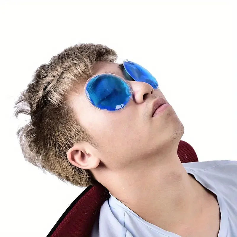 Ice Cold Hot Gel Pack Cooling Eye Pads