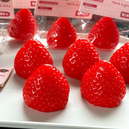 Cute Strawberry Squishy Fidget Toy Slow Rebound Stress Relief