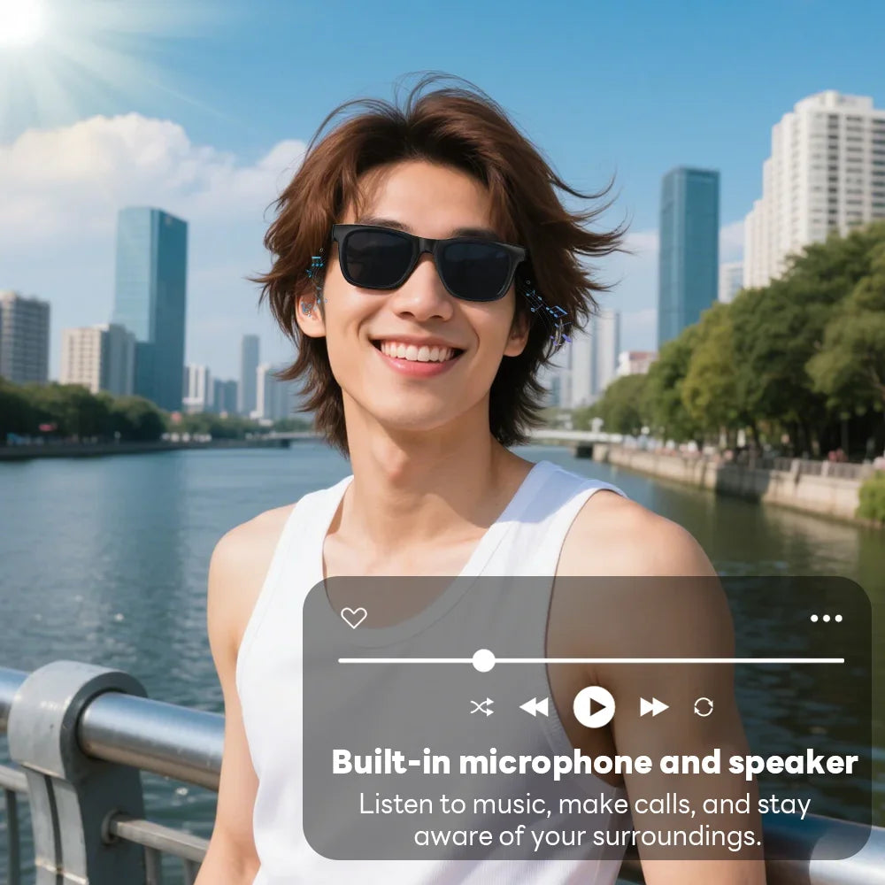 Lenovo AI Smart Wireless Glasses Bluetooth Sunglasses