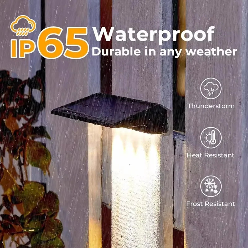 1-4pcs Solar Wall Light Outdoor Waterproof Solar Light