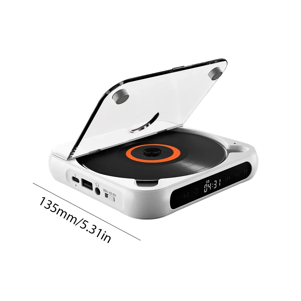 Bluetooth-Compatible CD Player LCD Screen Car CD Player