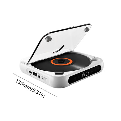 Bluetooth-Compatible CD Player LCD Screen Car CD Player