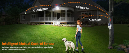 Solar Light for Outdoor Solar Lamp Sunlight Motion Sensor