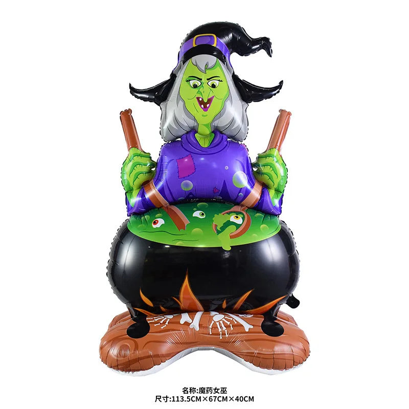 Halloween Inflatable Ghost Tree Balloons Pumpkins Mummy Miko