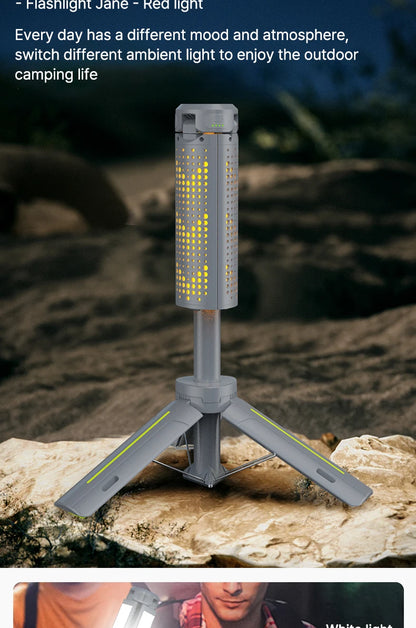 Rechargeable Outdoor Portable Hiking Camping Flashlight