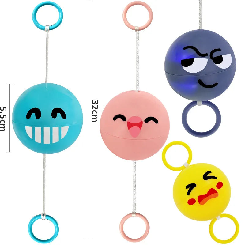 Rotating Flash Flying Ball Toy Rotating Cable Toy LED Light