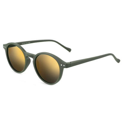 Retro Circular Polarized Sunglasses Vintage