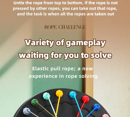 New Rope Breaking Battle Challenge Puzzle Toy Knot Toy