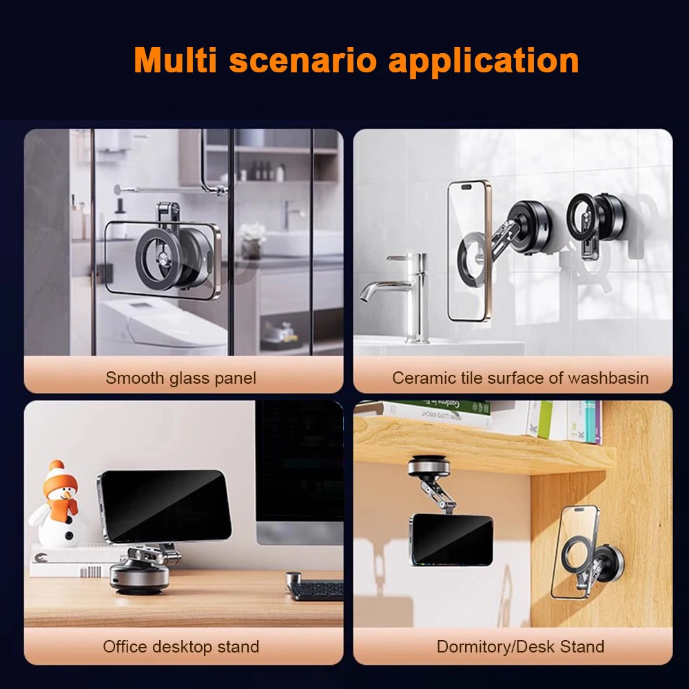 X93 Magnetic Phone Holder Rotating Suction Mag Stand