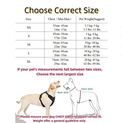 Dog Harness Strong Harness Vest Golden Retriever