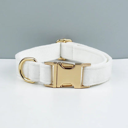 Velvet Collar Free Engrave Dog Collar Leash Dog Collars