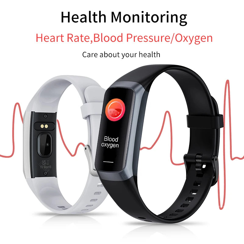 LIGE Amoled Smart Watch Smartwatch Band Women Heart Rate