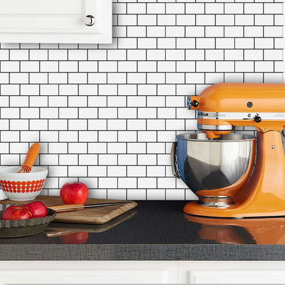 Subway Wall Stickers Peel and Stick 3d Brick Vinyl