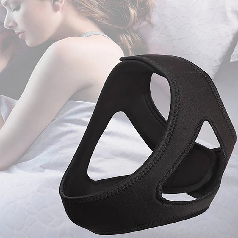 Adjustable Anti Snoring Strap Snore Relieve For Sleep