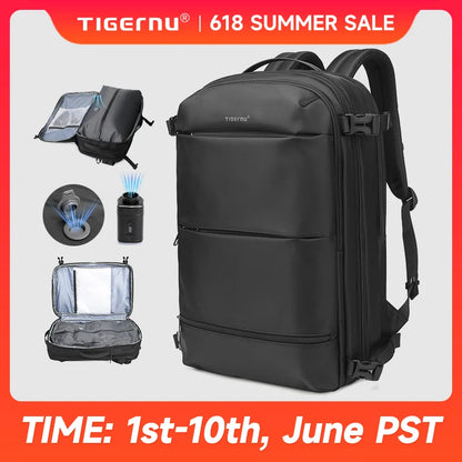 Tigernu Vacuum Compression Backpacks Men Travel
