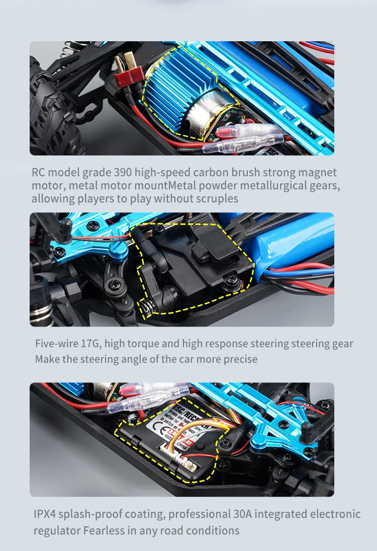 Rc Car Off Road 4x4 High Speed 75KM/H Remote Control
